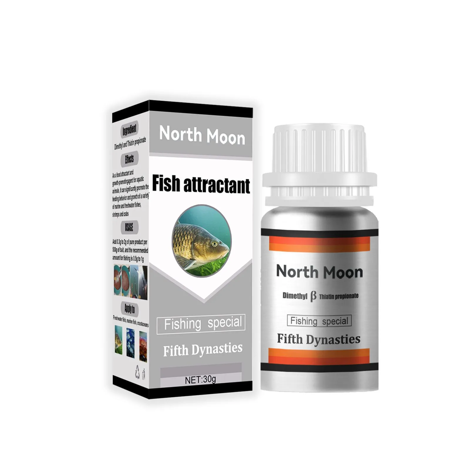 30g Fishing Bait Additive Powder Scent Fish Attractant Carp Attractive Scent Bait Fishing Tackle
30g Fishing Bait Additive Powder Scent Fish Attractant Carp Attractive Scent Bait Fishing Tackle