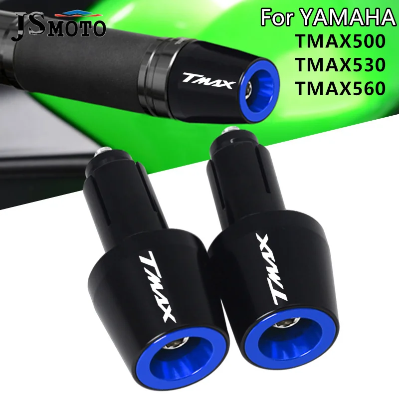 

TMAX Logo Motorcycle 22MM Handlebar Grip Ends For YAMAHA T-MAX 530 560 TMAX530 SX/DX TMAX560 Tech Max Plug Handle Bar End Caps