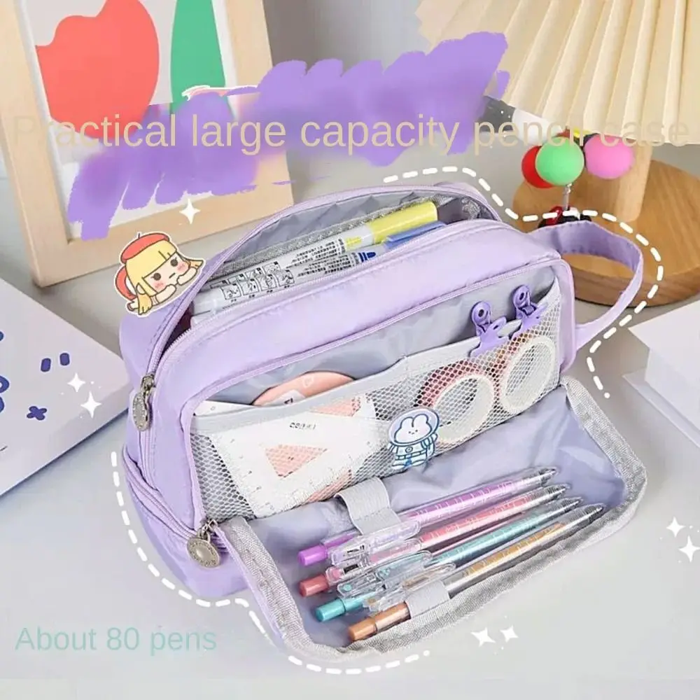 Large Capacity Pencil Case Fashion Stationery School Pouch Pen Bag Portable Kawaii Pencil Box Girls
Large Capacity Pencil Case Fashion Stationery School Pouch Pen Bag Portable Kawaii Pencil Box Girls