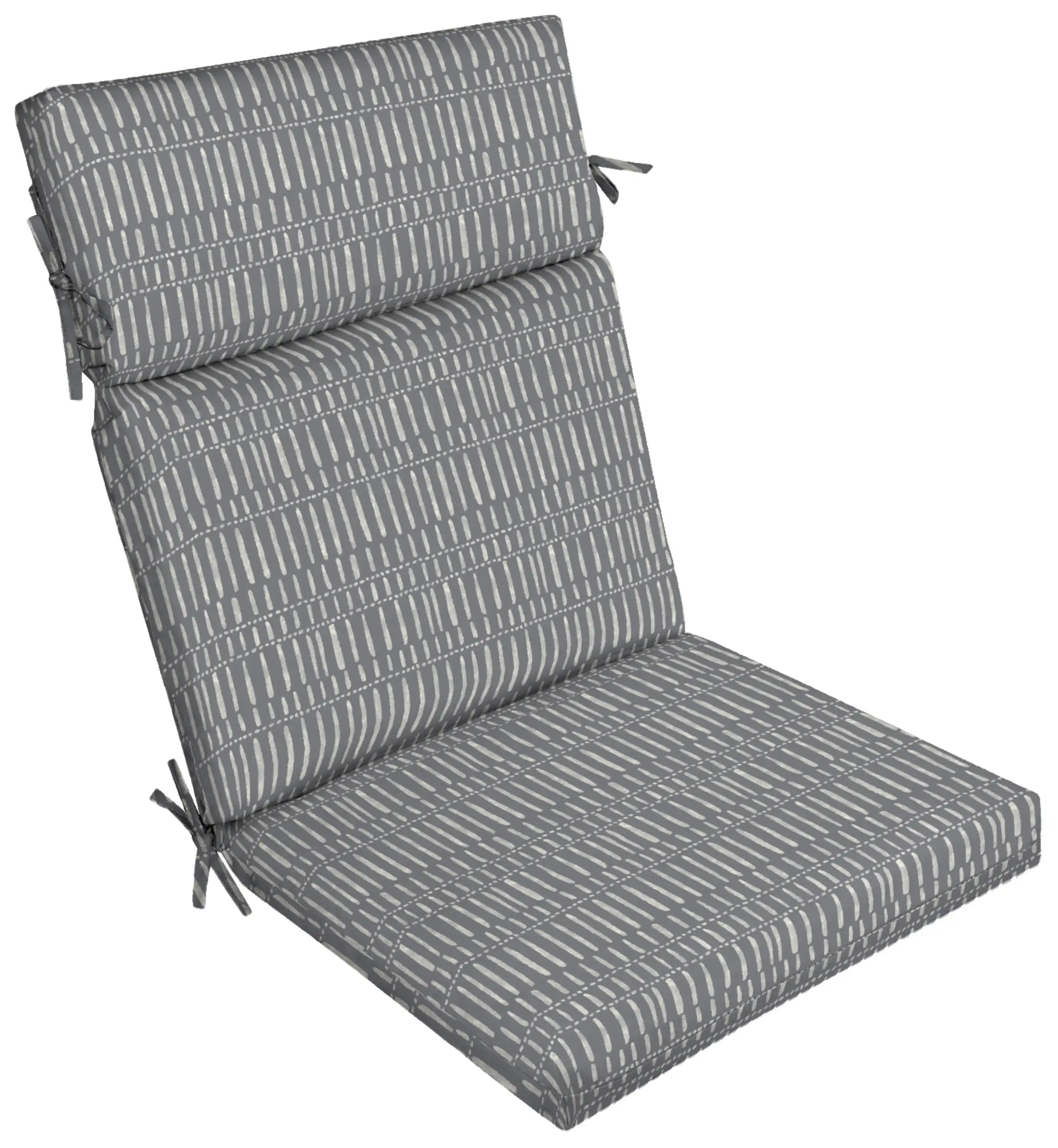 NONE Homes & Gardens 44" x 21" Grey Dashed Rectangle Outdoor Chair Cushion, 1 Piece
NONE Homes & Gardens 44" x 21" Grey Dashed Rectangle Outdoor Chair Cushion, 1 Piece