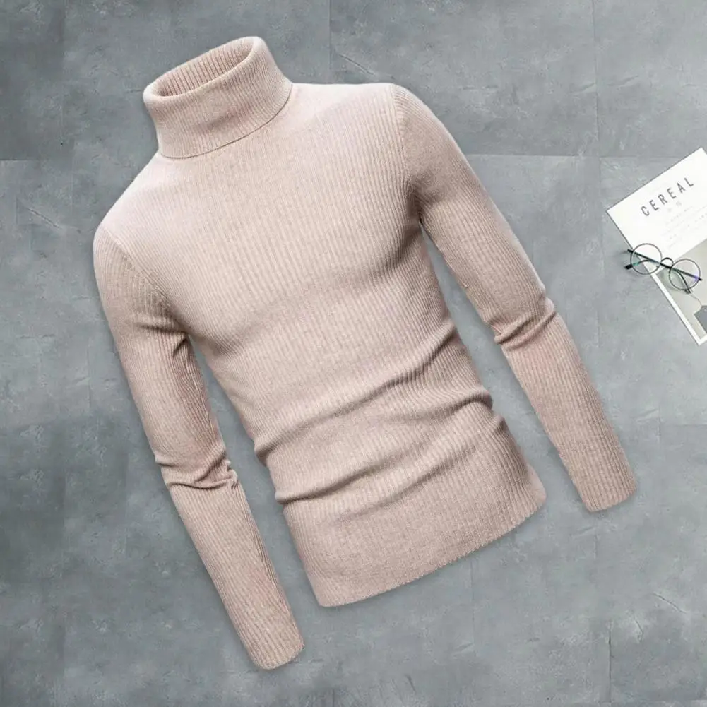 Comfortable Solid Color Sweater Stylish Men's Turtleneck Sweater Slim Fit Ribbed Pullover Tops for Autumn/winter Solid Color
Comfortable Solid Color Sweater Stylish Men's Turtleneck Sweater Slim Fit Ribbed Pullover Tops for Autumn/winter Solid Color