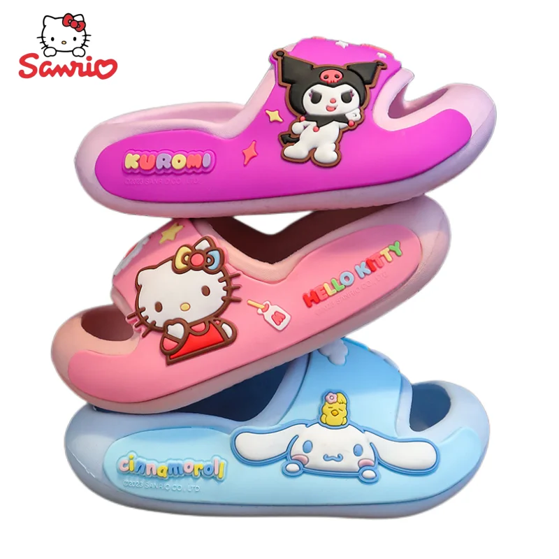 Сандалии Hello Kitty Kuromi Cinnamoroll Sanrio Аниме периферийные Детские с милым мультяшным рисунком Необычные Нескользящие туфли для родителей и детей
Сандалии Hello Kitty Kuromi Cinnamoroll Sanrio Аниме периферийные Детские с милым мультяшным рисунком Необычные Нескользящие туфли для родителей и детей