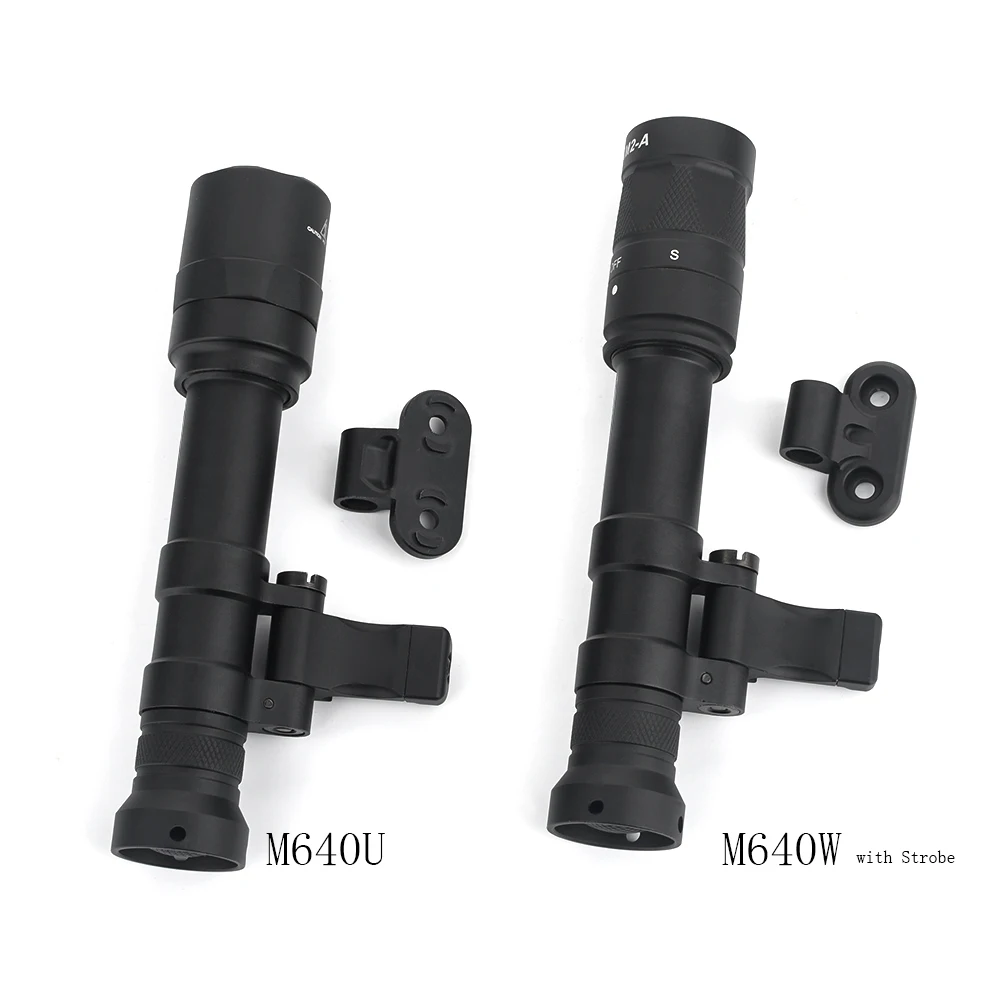 Tactical Flashlight Surefir New M640U M640W Scout Light Hunting Softair Weapon Lights with Side Mount Fit Mlok Keymod 20mm Rail
Tactical Flashlight Surefir New M640U M640W Scout Light Hunting Softair Weapon Lights with Side Mount Fit Mlok Keymod 20mm Rail