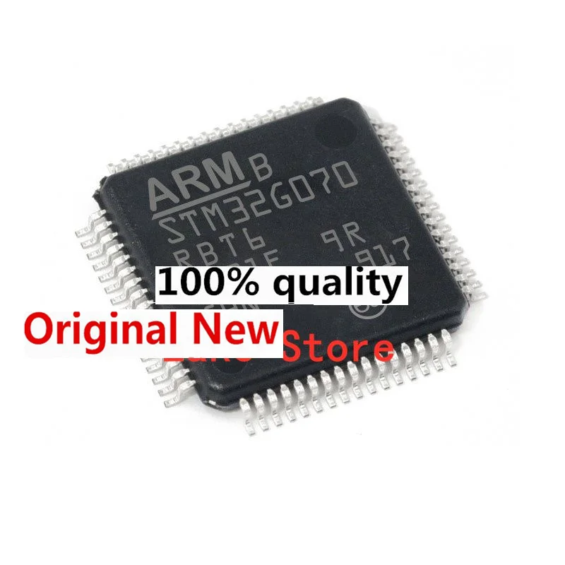 

5 unids/lote STM32G070RBT6 STM32G070RB STM32F070 QFP64 en stock IC chipset Original