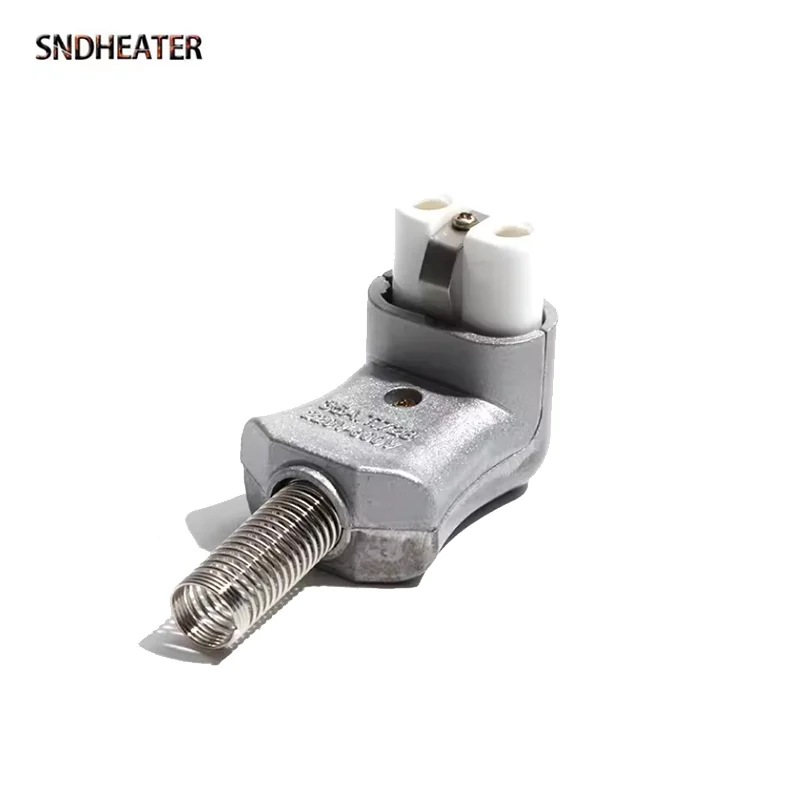 Нагревательный элемент SNDHEATER с алюминиевым корпусом, керамическим разъемом T727 и пружиной для электрических нагревательных спиралей, высокотемпературный
Нагревательный элемент SNDHEATER с алюминиевым корпусом, керамическим разъемом T727 и пружиной для электрических нагревательных спиралей, высокотемпературный