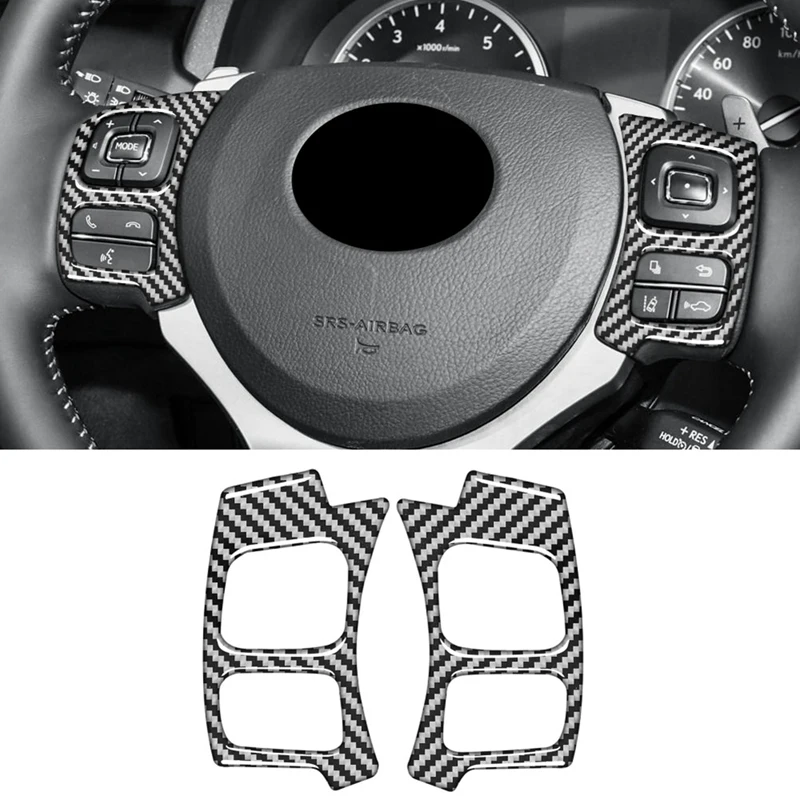 Car Steering Wheel Button Frame Cover Sticker Decal Interior Accessories Carbon Fiber For Lexus NX 200 300H 2014-2019
Car Steering Wheel Button Frame Cover Sticker Decal Interior Accessories Carbon Fiber For Lexus NX 200 300H 2014-2019