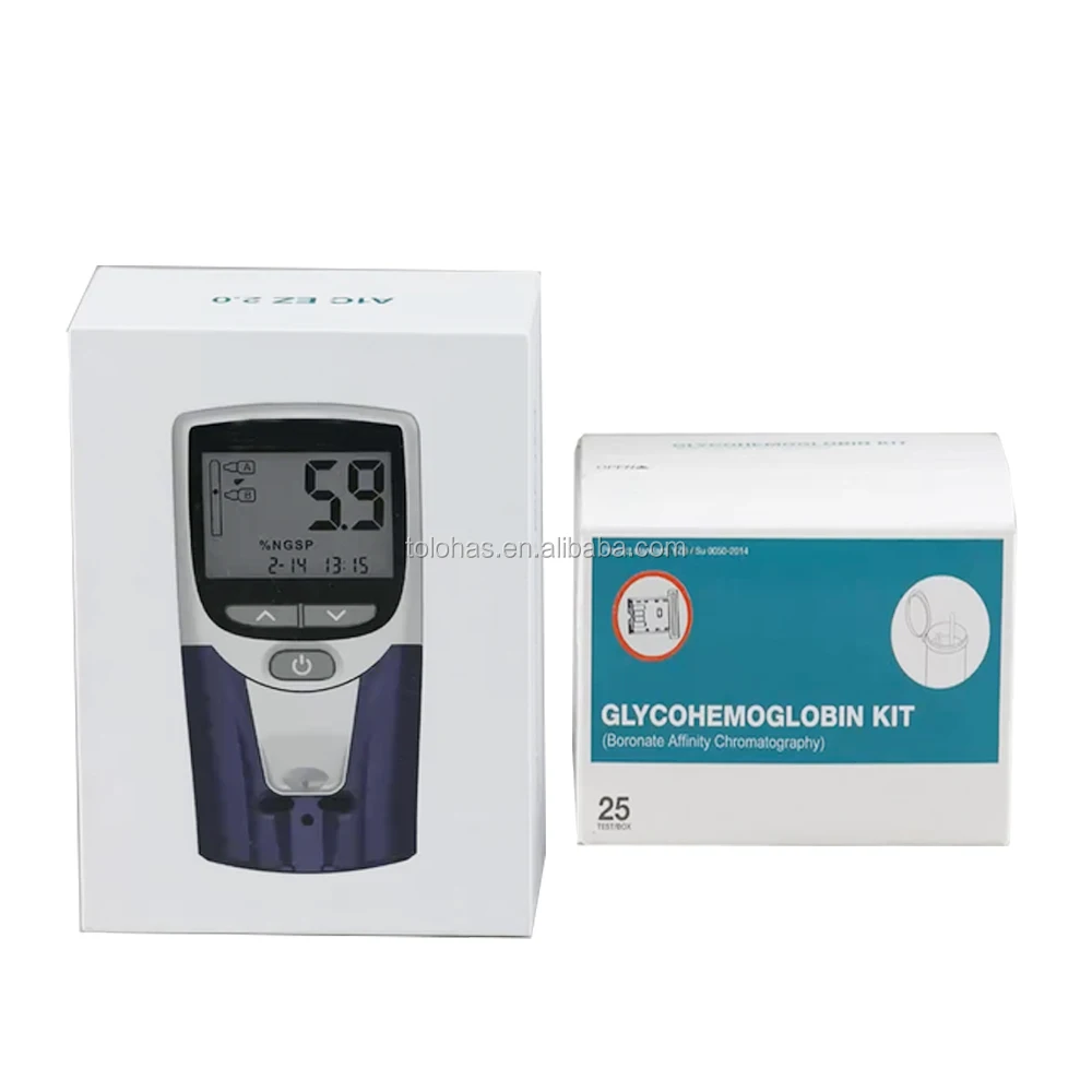 

LHA1C Wholesale Diagnostic Equipment Blood Test Machine Portable Handle HBA1C Meter HBA1c Meter Analyzer