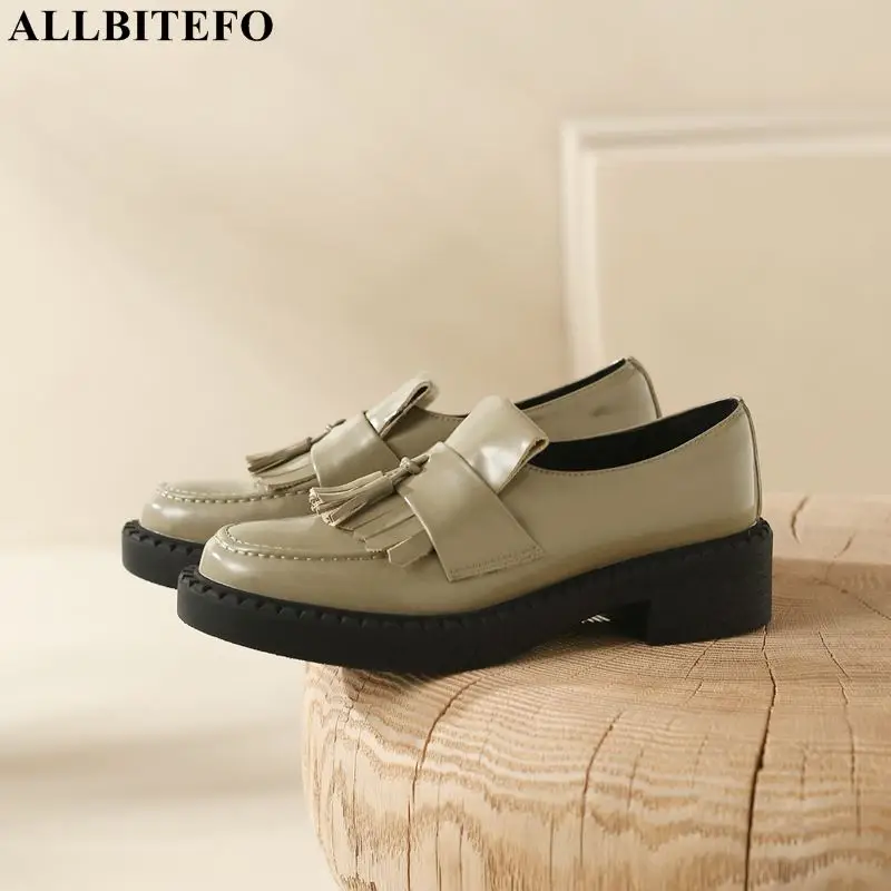 Thick Bottom Round Toe Tassels Spring Fashion Leisure Genuine Leather Women Heels Shoes Office Work Shoe Ladies High Heels
Thick Bottom Round Toe Tassels Spring Fashion Leisure Genuine Leather Women Heels Shoes Office Work Shoe Ladies High Heels