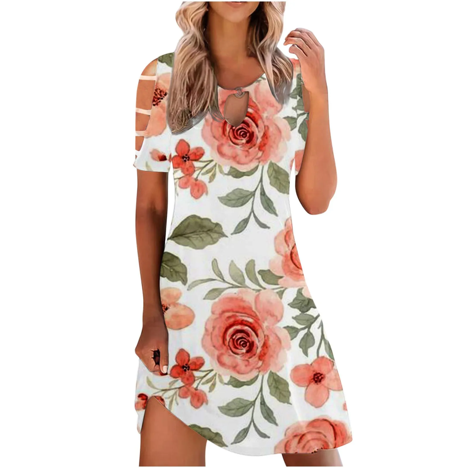 Summer Dress For Women Halter Neck Floral Print Short Dress Sleeveless Sundresses Sleeveless Maxi Dress
Summer Dress For Women Halter Neck Floral Print Short Dress Sleeveless Sundresses Sleeveless Maxi Dress