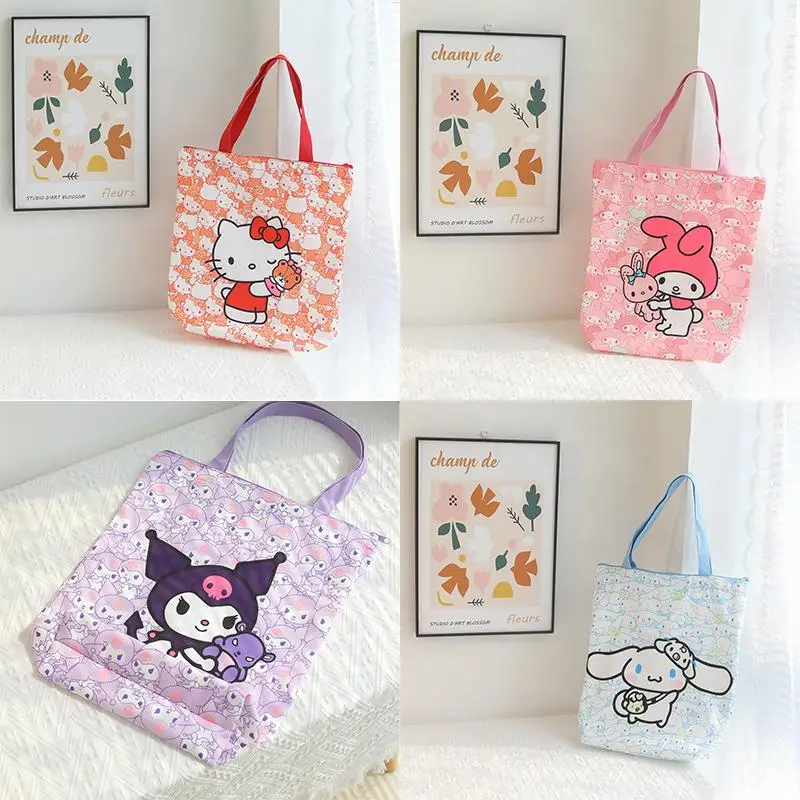 Sanrios High Capacity Canvas Bag Hello Kittys Cartoon Kuromi My Melody Kawaii Portable Travel Girl Heart Shoulder Bag Girl Gift
Sanrios High Capacity Canvas Bag Hello Kittys Cartoon Kuromi My Melody Kawaii Portable Travel Girl Heart Shoulder Bag Girl Gift