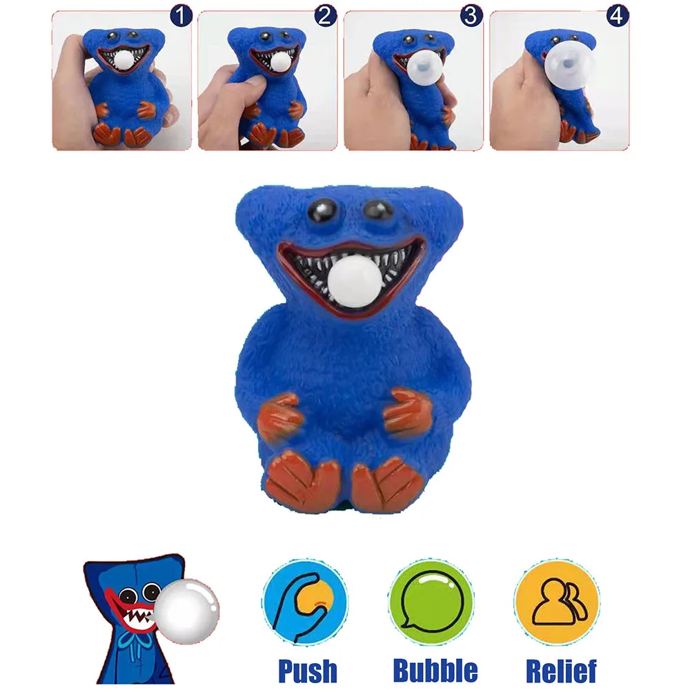 8cm Huggy Wuggy vinyl Toy Poppy Playtime Game Anti Stress toys Horror Doll blow bubble For Children Boys girls Birthday Gift
8cm Huggy Wuggy vinyl Toy Poppy Playtime Game Anti Stress toys Horror Doll blow bubble For Children Boys girls Birthday Gift
