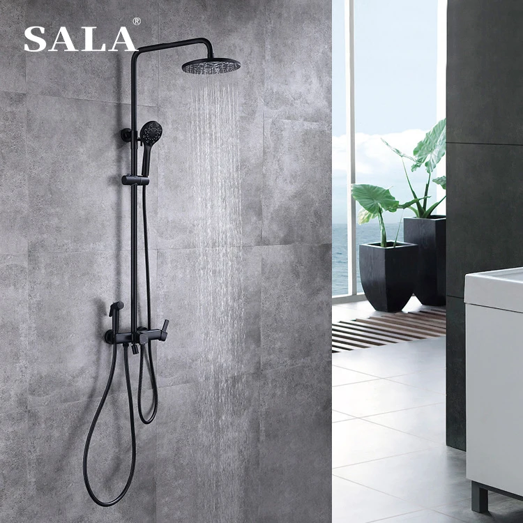 SALA high quality brass round temperature control cold and hot water bathroom rain designer shower mixer sets
SALA high quality brass round temperature control cold and hot water bathroom rain designer shower mixer sets
