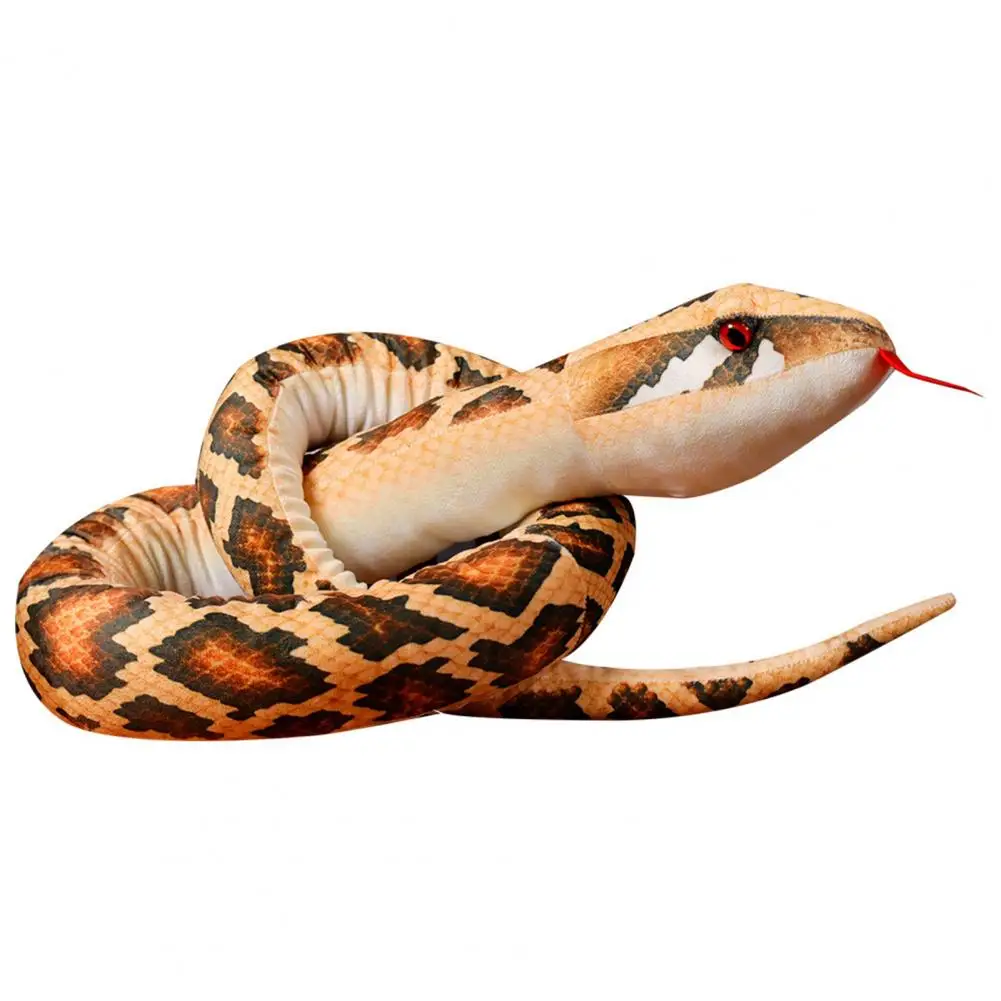 Python Doll Toy Exquisite Soft Vivid Look Simulation Giant Python Stuffed Snake Toy Birthday Gift
Python Doll Toy Exquisite Soft Vivid Look Simulation Giant Python Stuffed Snake Toy Birthday Gift