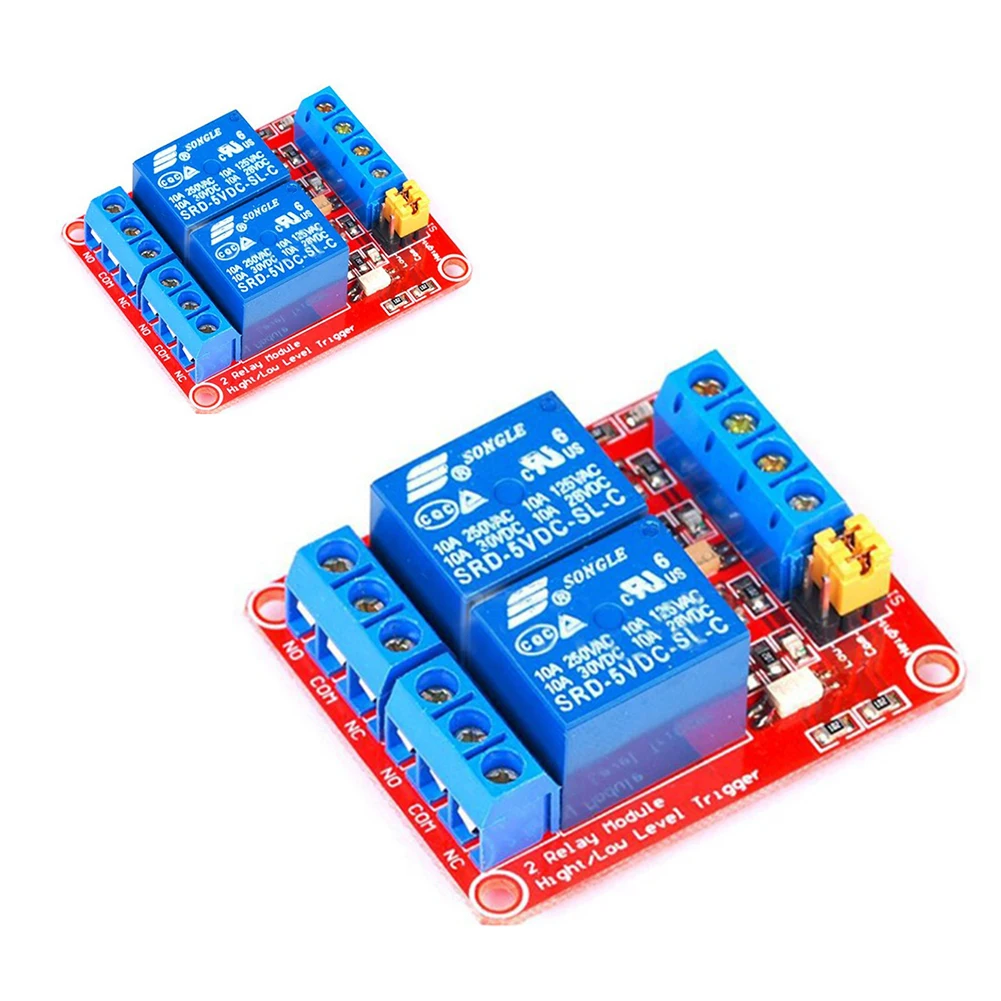 DC 24V 2 Channel Relay Module With Optocoupler Isolation Support High-Level Low-Level Triggered
DC 24V 2 Channel Relay Module With Optocoupler Isolation Support High-Level Low-Level Triggered