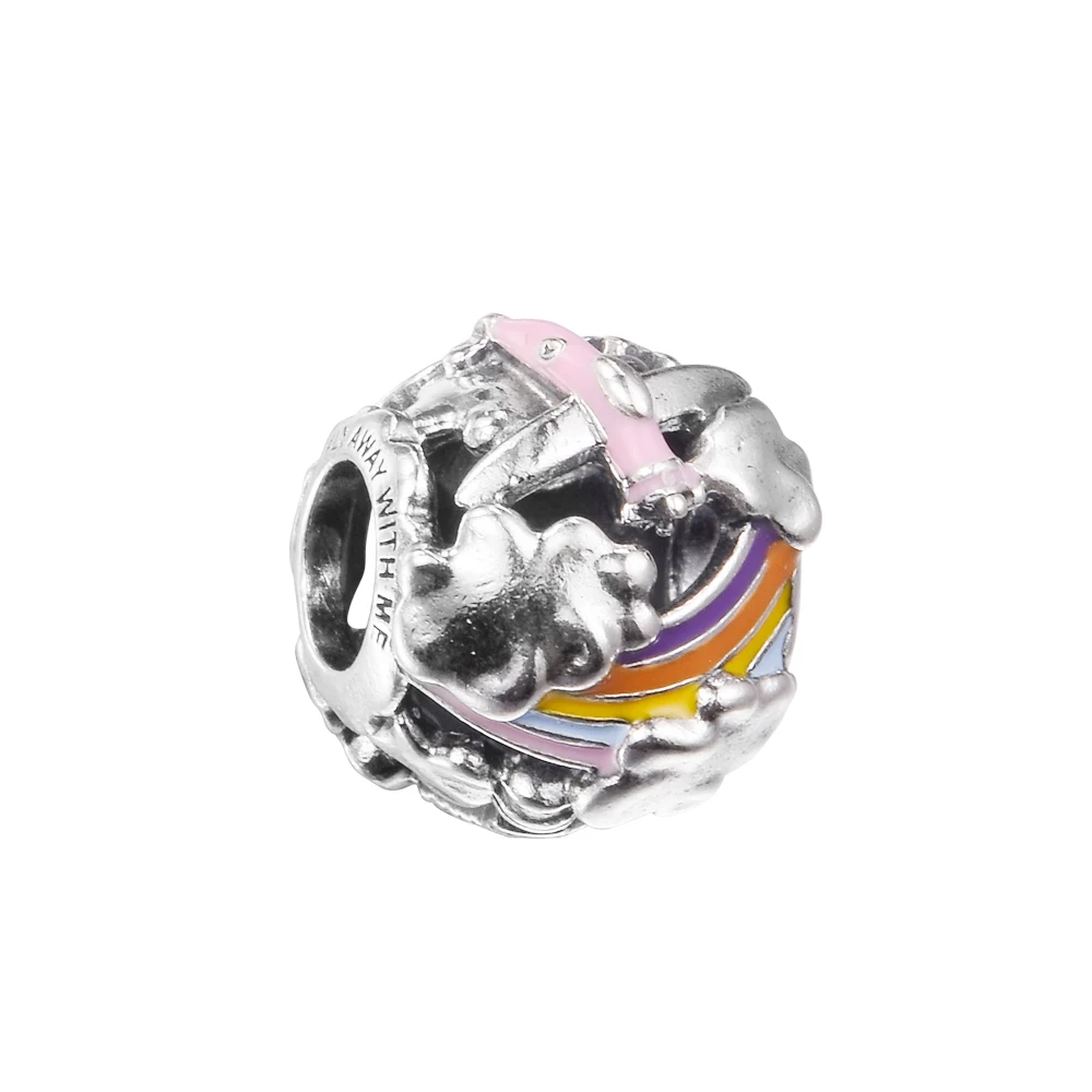 CKK Fly Away Rainbow Sky & Travel Charm Fit Bracelets Real 925 Sterling Silver Women DIY Beads for Jewelry Making
CKK Fly Away Rainbow Sky & Travel Charm Fit Bracelets Real 925 Sterling Silver Women DIY Beads for Jewelry Making