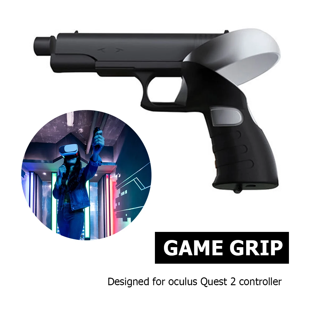 2pcs for Oculus Quest 2 Shooting Game Pistol Grips,To Enhanced FPS Gaming Experience Game Accessories for Oculus Quest 2 
2pcs for Oculus Quest 2 Shooting Game Pistol Grips,To Enhanced FPS Gaming Experience Game Accessories for Oculus Quest 2