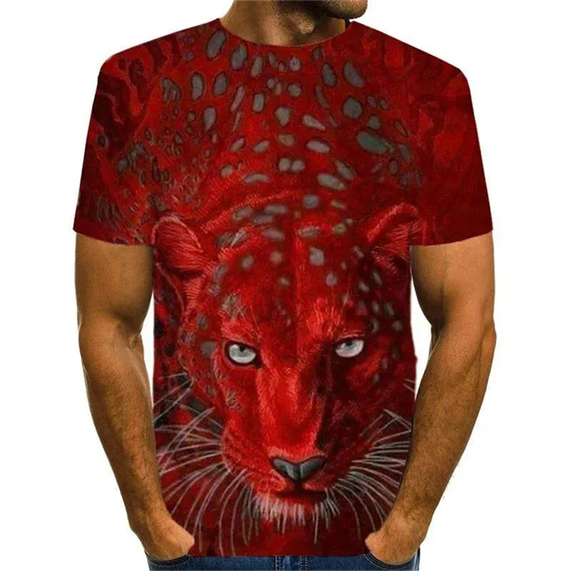 2022 New Summer Men's O-neck T-shirt Streetwear Hip-hop Harajuku 3D Print Wolf/tiger/leopard/lion Oversized Breathable T-shirt
2022 New Summer Men's O-neck T-shirt Streetwear Hip-hop Harajuku 3D Print Wolf/tiger/leopard/lion Oversized Breathable T-shirt