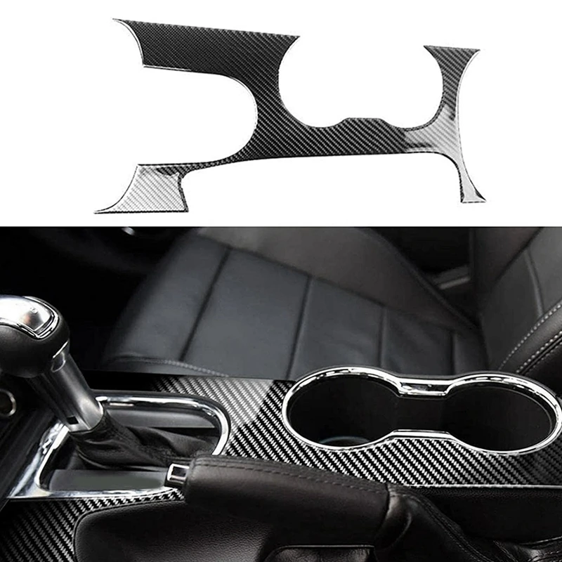 1 Piece Cup Holder Cover Interior Center Gear Shift Panel Carbon Fiber For Ford Mustang 2015-2021
1 Piece Cup Holder Cover Interior Center Gear Shift Panel Carbon Fiber For Ford Mustang 2015-2021