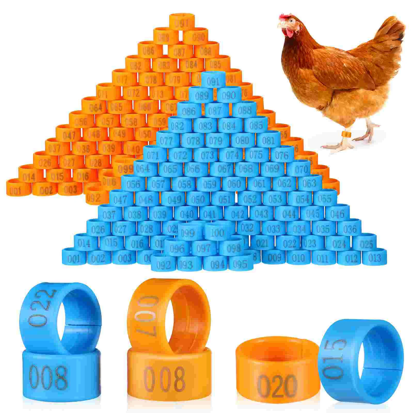 Leg Chicken Bands Rings Ring Pigeon Band Poultry Foot Bird Anklebirds Duck Numbered Chick Rooster Identification Gamefowl Tags
Leg Chicken Bands Rings Ring Pigeon Band Poultry Foot Bird Anklebirds Duck Numbered Chick Rooster Identification Gamefowl Tags
