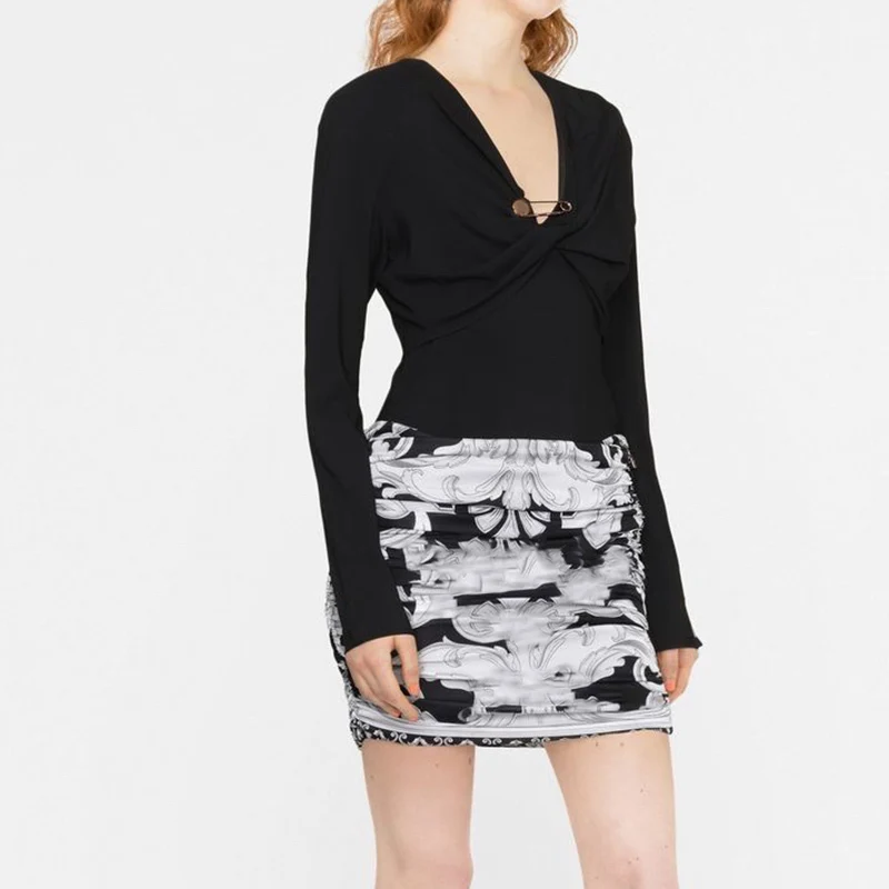22 Early Autumn Runway Print Skirt Women Luxury High Waist Pleated Short Skirts Top Quality Trendy Temperament Elegant Skirt New
22 Early Autumn Runway Print Skirt Women Luxury High Waist Pleated Short Skirts Top Quality Trendy Temperament Elegant Skirt New