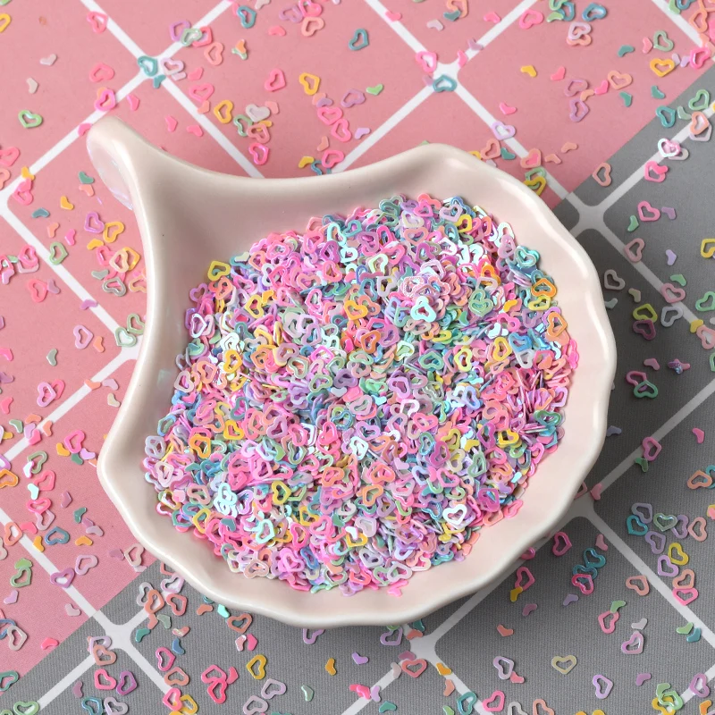 20g/Bag Hollow Heart 4mm PVC Confetti Glitter Sequin For Crafts Nail Art Decoration Paillette Sequin DIY Sewing Accessories Girl
20g/Bag Hollow Heart 4mm PVC Confetti Glitter Sequin For Crafts Nail Art Decoration Paillette Sequin DIY Sewing Accessories Girl