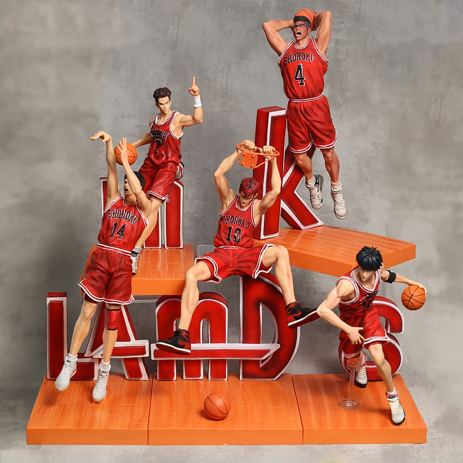 Figure Slam Dunk Hanamichi Sakuragi Rukawa Kaede Mitsui Hisashi Miyagi Ryota Akagi Takenori GK Collection Desktop Model Doll
Figure Slam Dunk Hanamichi Sakuragi Rukawa Kaede Mitsui Hisashi Miyagi Ryota Akagi Takenori GK Collection Desktop Model Doll
