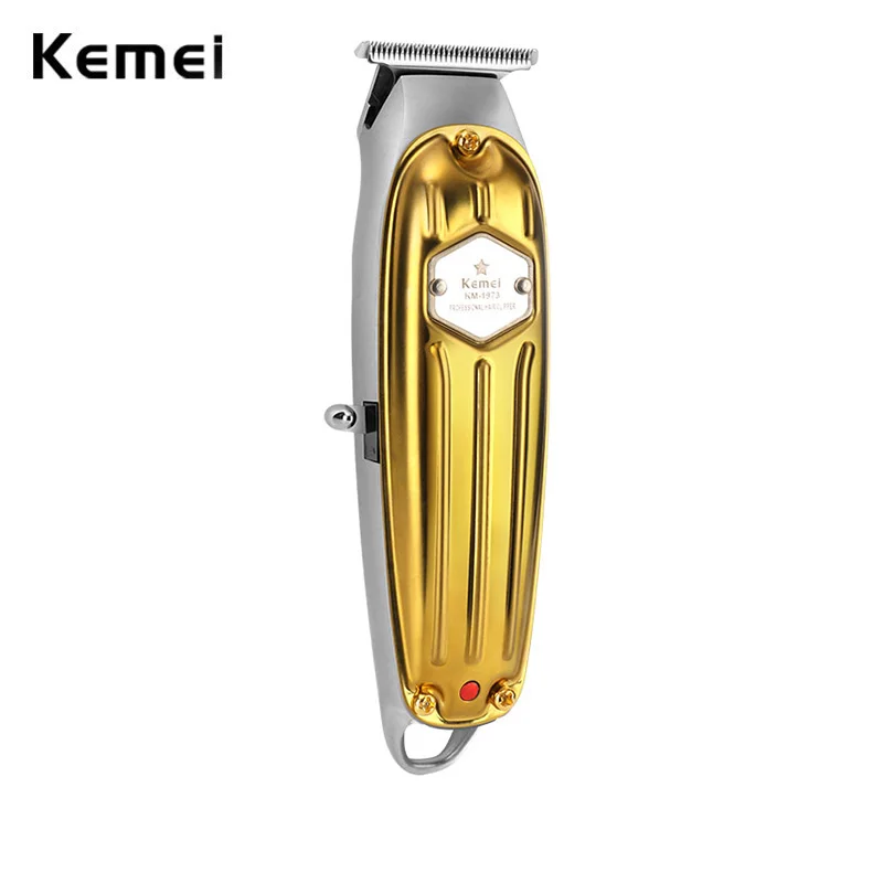 Kemei 1973 All-metal Professional Hair Trimmer for Barber Rechargeable Men Electric Beard Hair Clipper Cutting Machine 0mm Blade
Kemei 1973 All-metal Professional Hair Trimmer for Barber Rechargeable Men Electric Beard Hair Clipper Cutting Machine 0mm Blade
