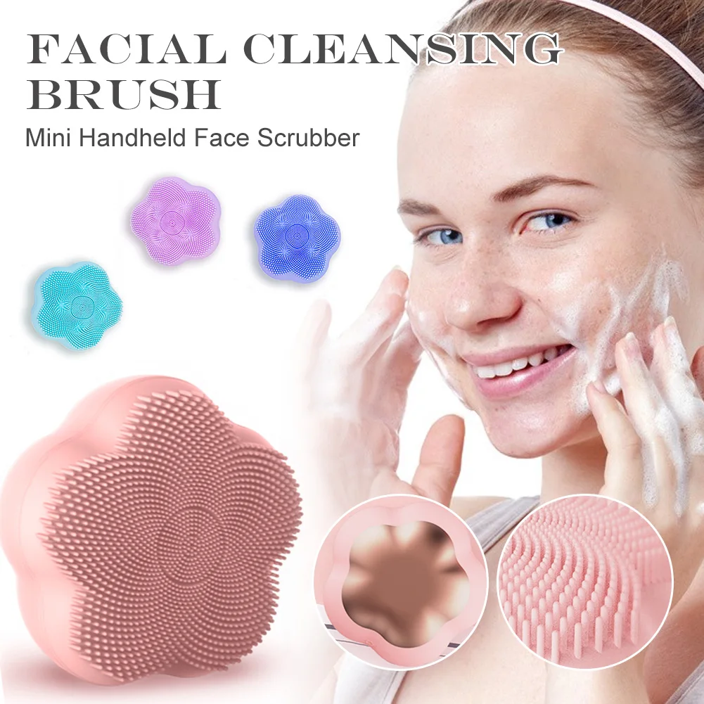 Mini Silicone Facial Cleansing Brush Handheld Face Scrubber Deep Pore Cleanser Massager Waterproof Facial Cleansing Skin Care
Mini Silicone Facial Cleansing Brush Handheld Face Scrubber Deep Pore Cleanser Massager Waterproof Facial Cleansing Skin Care