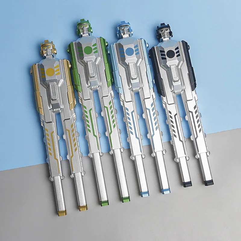 Creative Deformation Robot Shape Gel Pen 0.5mm Boy Black Ink Gel Pen Detachable Diary Writing Exam Learning Office Supplies Gift 
Creative Deformation Robot Shape Gel Pen 0.5mm Boy Black Ink Gel Pen Detachable Diary Writing Exam Learning Office Supplies Gift