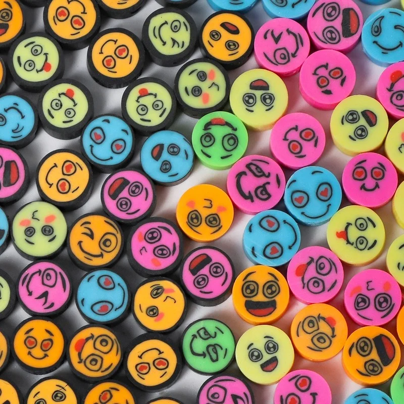 Забавные Глиняные бусины-разделители размером 9 мм для самостоятельного изготовления ювелирных изделий, аксессуары для браслетов, 50/100 шт.
Забавные Глиняные бусины-разделители размером 9 мм для самостоятельного изготовления ювелирных изделий, аксессуары для браслетов, 50/100 шт.