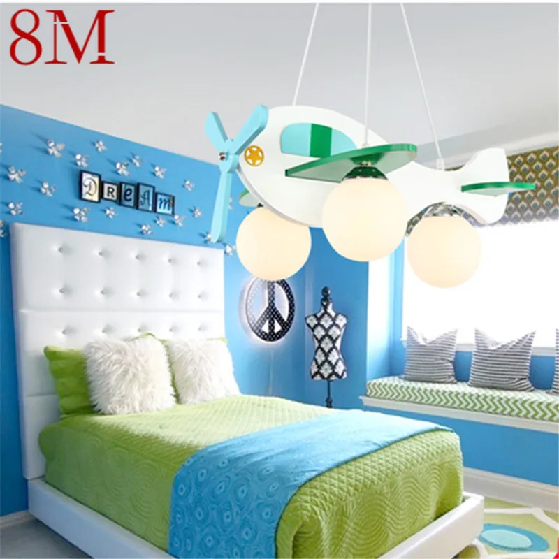8M Children's Airplane Pendant Lamp Vintage LED Creative Cartoon White Fashion For Decor Kids Bedroom Kindergarten
8M Children's Airplane Pendant Lamp Vintage LED Creative Cartoon White Fashion For Decor Kids Bedroom Kindergarten