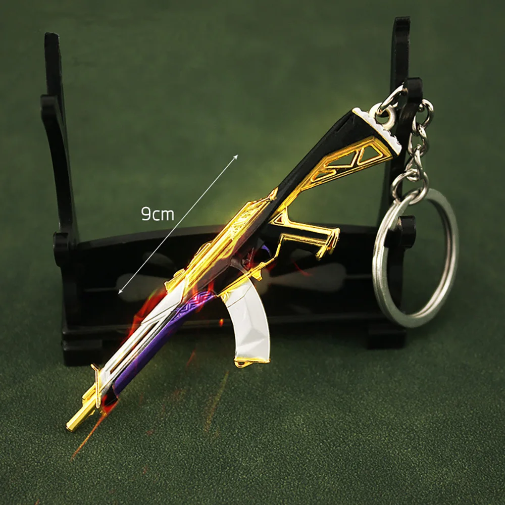 9cm Valorant Melee Reaver Model Keychain for Men Prime Rifle AK Vandal Metal Key Ring Game Peripheral Fans Collect Jewelry Gift
9cm Valorant Melee Reaver Model Keychain for Men Prime Rifle AK Vandal Metal Key Ring Game Peripheral Fans Collect Jewelry Gift