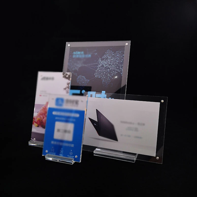 5 size Photo frame Crystal clear Non-toxic Transparent W/base Acrylic Display Non toxic Table card Wedding photos
5 size Photo frame Crystal clear Non-toxic Transparent W/base Acrylic Display Non toxic Table card Wedding photos