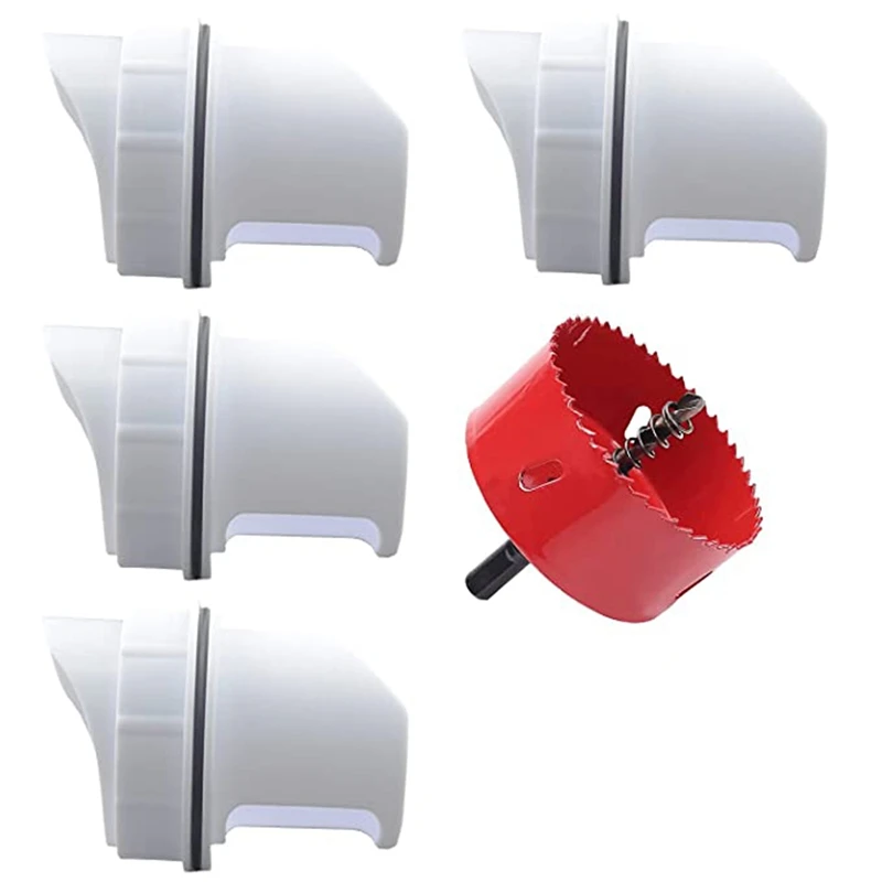 DIY Chicken Feeder Port Rainproof Poultry Feeder Gravity Feeding Kit Suitable for Bucket Trough
DIY Chicken Feeder Port Rainproof Poultry Feeder Gravity Feeding Kit Suitable for Bucket Trough