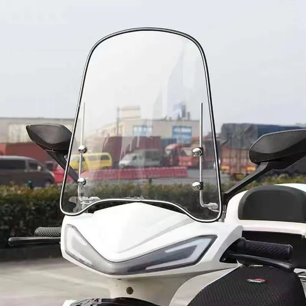 Motorcycle Windshield Universal Electric Scooter Windshield HD Transparent Battery Car Flashing Tricycle Windshield Adjustable
Motorcycle Windshield Universal Electric Scooter Windshield HD Transparent Battery Car Flashing Tricycle Windshield Adjustable