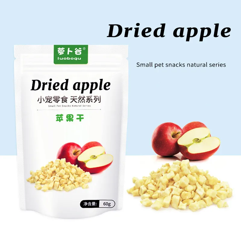 60g Pet Dehydrated Dried Apple Rabbit Dried Fruit Snack Hamster Guinea Pig Chinchilla Guinea Pig Small Pet Snack
60g Pet Dehydrated Dried Apple Rabbit Dried Fruit Snack Hamster Guinea Pig Chinchilla Guinea Pig Small Pet Snack