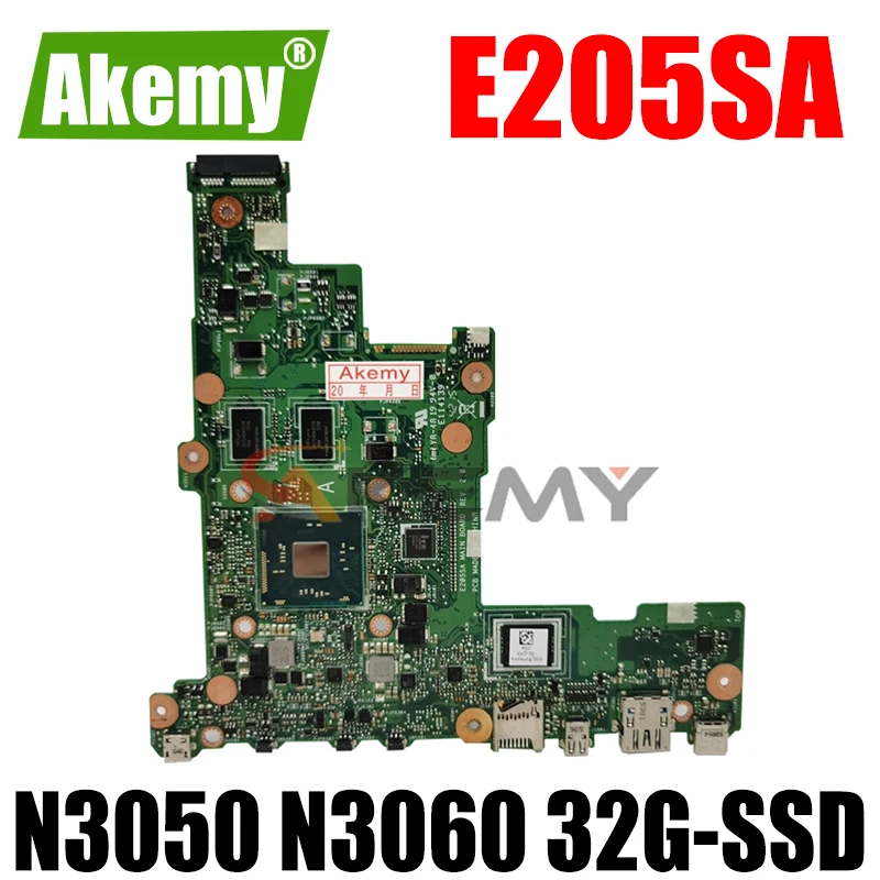 Akemy E205SA Mainboard For Asus Eeebook Flip E205S TP200S TP200SA laptop motherboard N3050 N3060 32G-SSD
Akemy E205SA Mainboard For Asus Eeebook Flip E205S TP200S TP200SA laptop motherboard N3050 N3060 32G-SSD