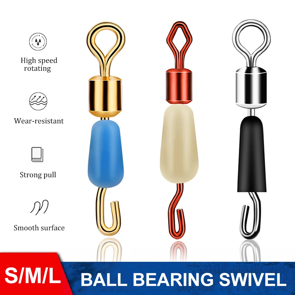 50PCS Ball Bearing Swivel Solid Rings Fishing Connector Ocean Boat Fishing Hooks Quick Fast Link Connector Fishing Accessories
50PCS Ball Bearing Swivel Solid Rings Fishing Connector Ocean Boat Fishing Hooks Quick Fast Link Connector Fishing Accessories