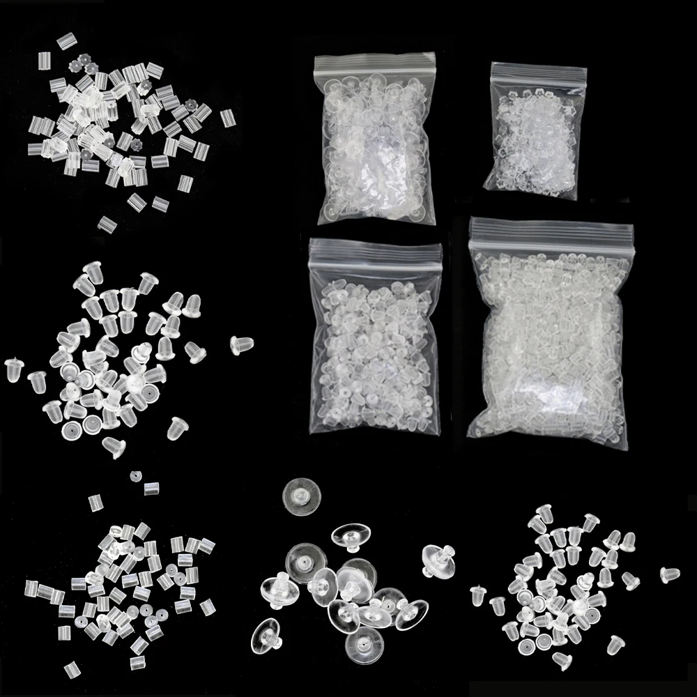 Soft Silicone Rubber Earring Back Stop Double Headed Jewellery Earrings DIY Bullet Tube Ear Plugs Transparent Earrings Accessory
Soft Silicone Rubber Earring Back Stop Double Headed Jewellery Earrings DIY Bullet Tube Ear Plugs Transparent Earrings Accessory