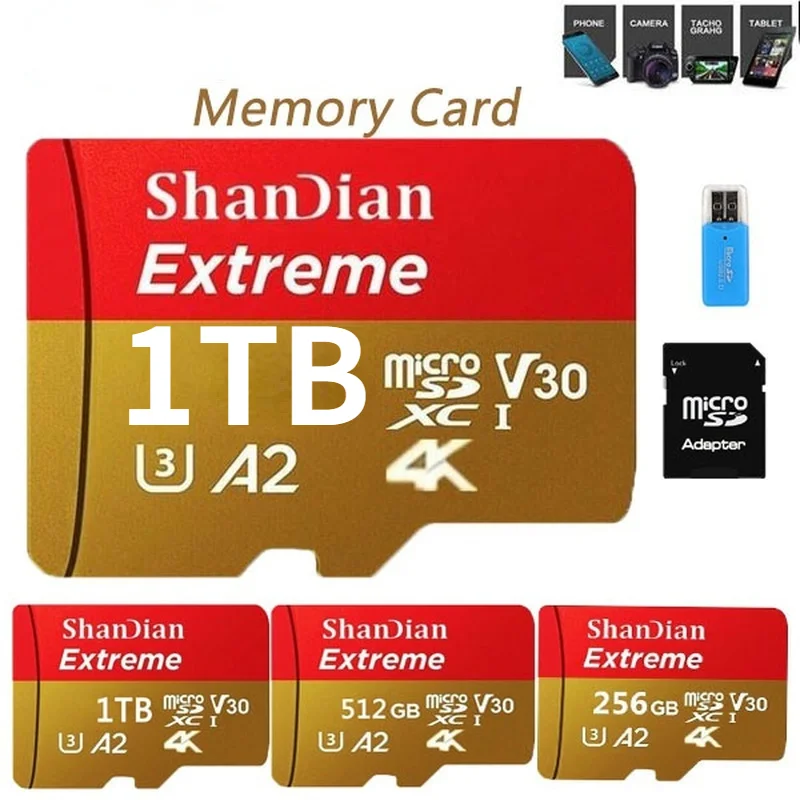 Новинка 512 ГБ 1tb100% высокоскоростной большой емкостный флэш-накопитель Micro SDMicro SDH MicroSD SDHC карта 10 UHS-1TF карта памяти + кардридер
Новинка 512 ГБ 1tb100% высокоскоростной большой емкостный флэш-накопитель Micro SDMicro SDH MicroSD SDHC карта 10 UHS-1TF карта памяти + кардридер
