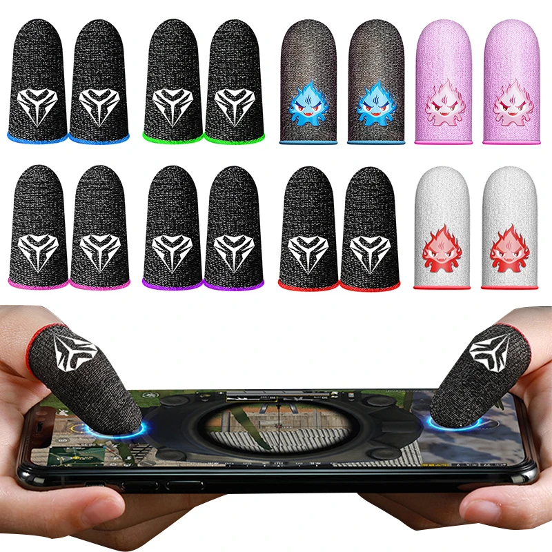2pcs Mobile Game Controller Fingertip Gloves for PUBG Game Fingertip Cover Anti-Sweat Finger Sleeves
2pcs Mobile Game Controller Fingertip Gloves for PUBG Game Fingertip Cover Anti-Sweat Finger Sleeves