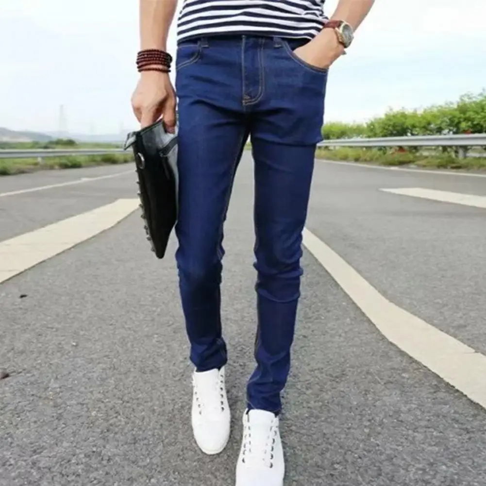Stylish Long Trousers Skin-Touch Stretchy 3D Cutting Male Autumn Slim Fit Pencil Jeans Men Jeans Dressing Up
Stylish Long Trousers Skin-Touch Stretchy 3D Cutting Male Autumn Slim Fit Pencil Jeans Men Jeans Dressing Up