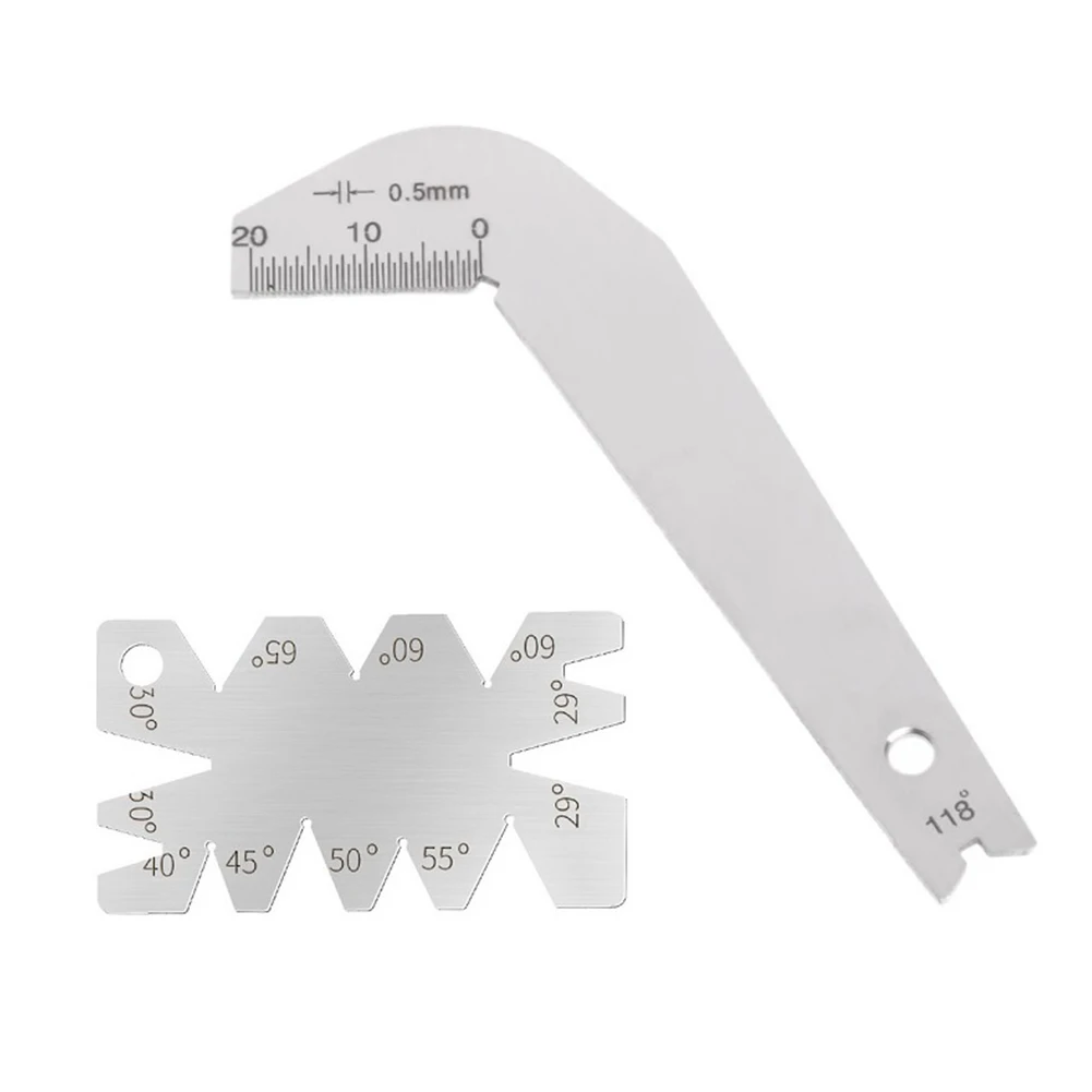 2 Pcs Bit Pattern Drill Template Gauge Welding Inspect Tool Measurement Tools Woodworking Tools Accessories
2 Pcs Bit Pattern Drill Template Gauge Welding Inspect Tool Measurement Tools Woodworking Tools Accessories