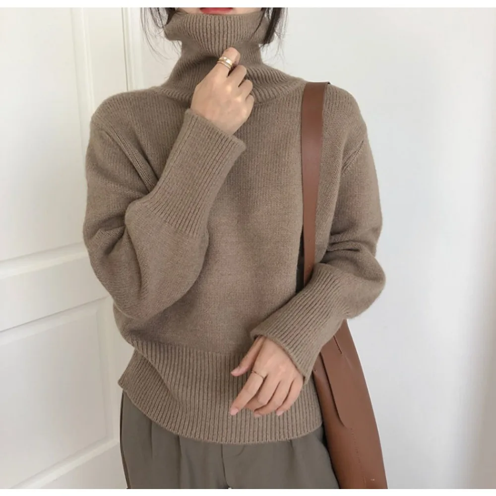 Woolly clothes women's autumn and winter new lazy wind knitted sweater Korean version of thick retro sweater
Woolly clothes women's autumn and winter new lazy wind knitted sweater Korean version of thick retro sweater