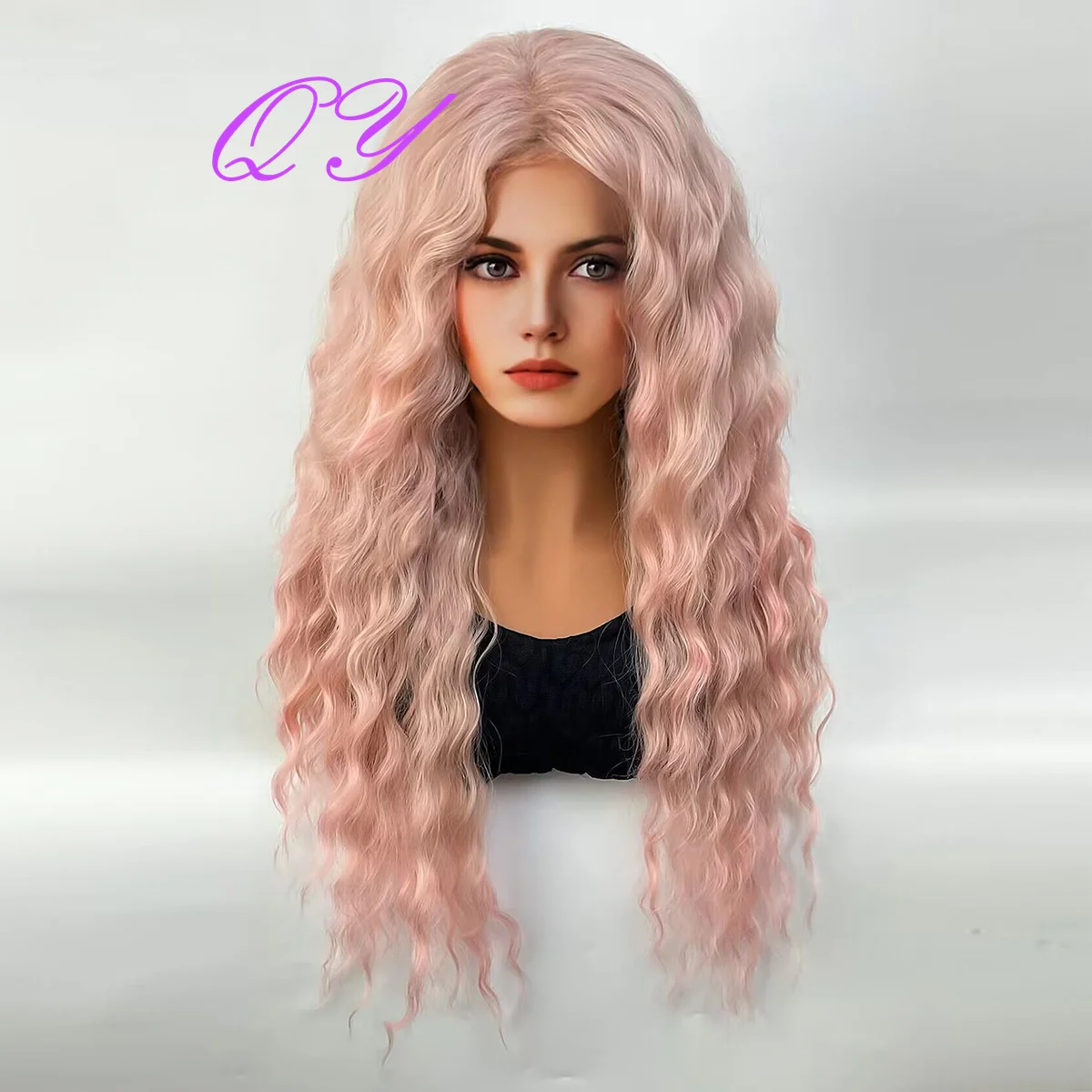 Синтетический розовый натуральный кудрявый женский парик высокого качества с бесплатным разделением мягкий модный женский ежедневный или искусственный парик
Синтетический розовый натуральный кудрявый женский парик высокого качества с бесплатным разделением мягкий модный женский ежедневный или искусственный парик