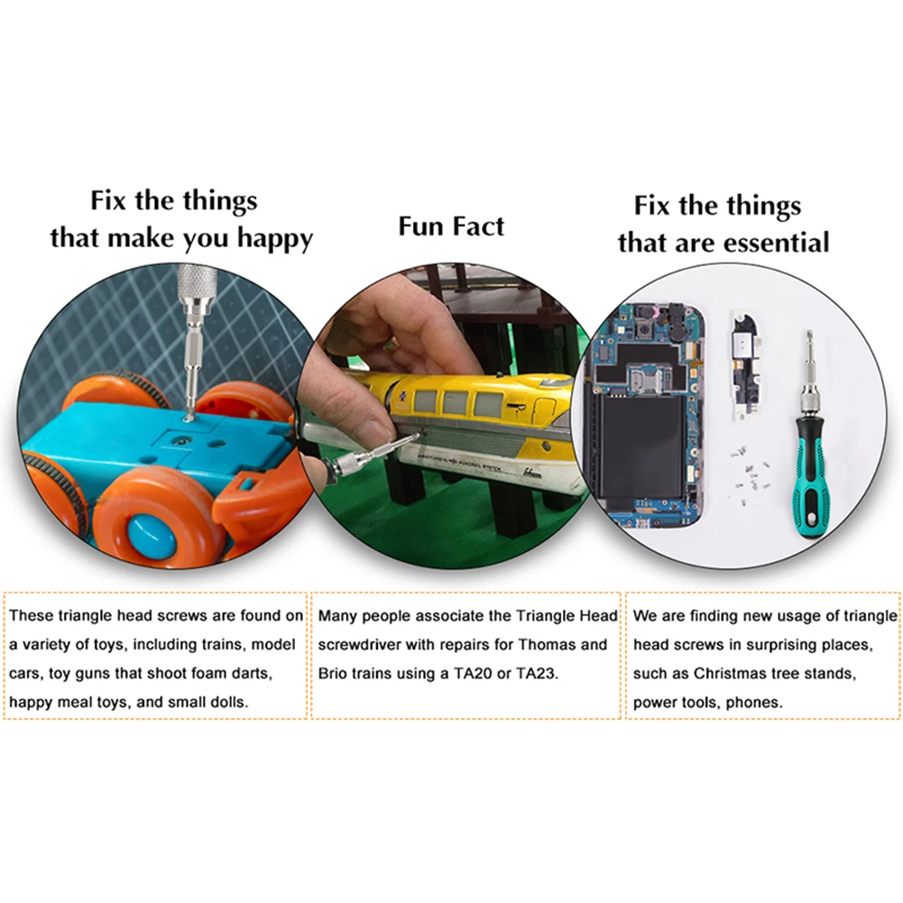 5Pcs/Set Magnetic Triangle Head Screwdriver Bit 1/4\\\" S2 Steel Anti Slip Hex Screw Equipment Electric Power Tool Accessories
5Pcs/Set Magnetic Triangle Head Screwdriver Bit 1/4\\\" S2 Steel Anti Slip Hex Screw Equipment Electric Power Tool Accessories