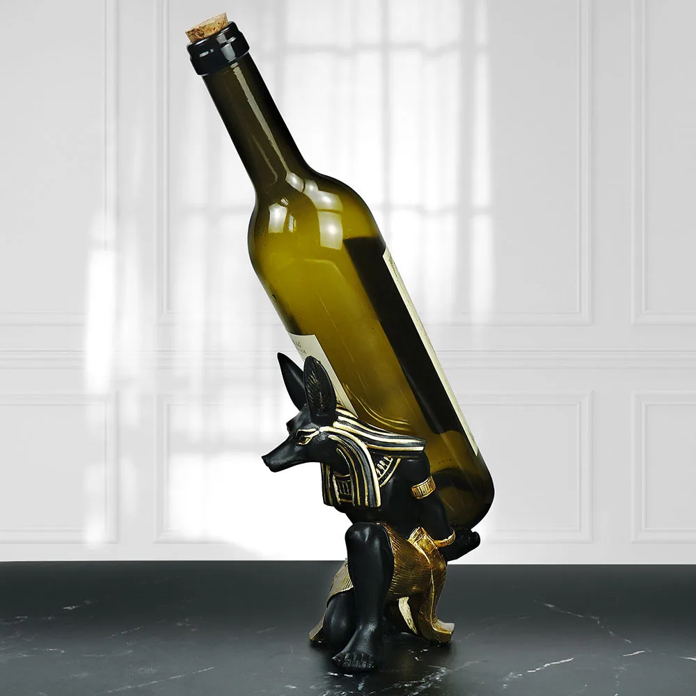 Red wine rack decoration Anubis dog god wine rack home decoration resin crafts wine cabinet knick-knack
Red wine rack decoration Anubis dog god wine rack home decoration resin crafts wine cabinet knick-knack
