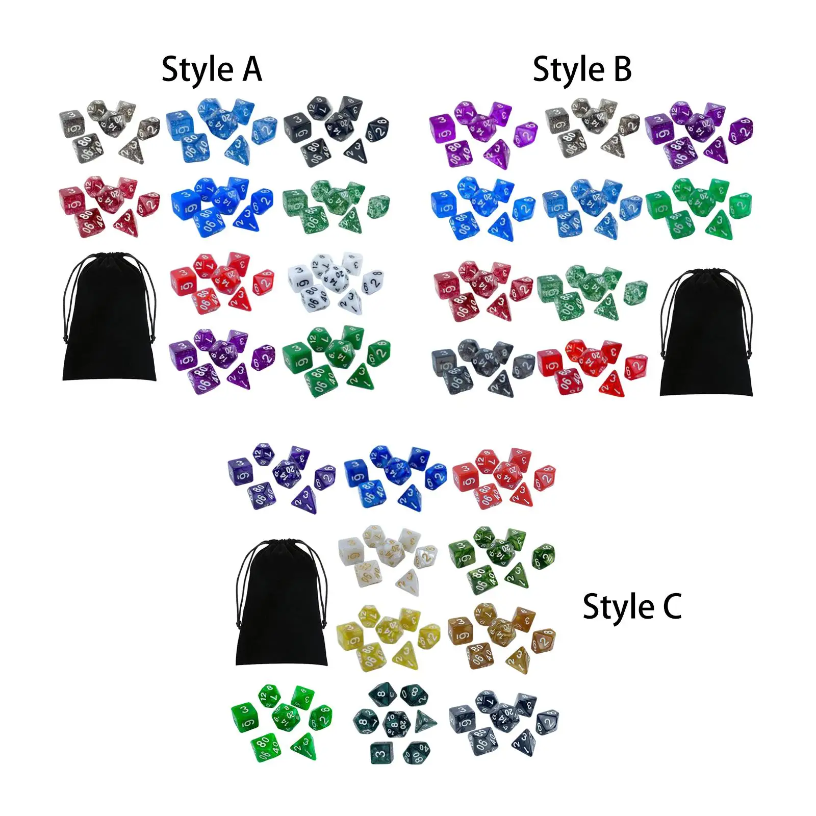 70 шт. акриловых элементов с сумкой для хранения развлекательных игрушек 
70 шт. акриловых элементов с сумкой для хранения развлекательных игрушек