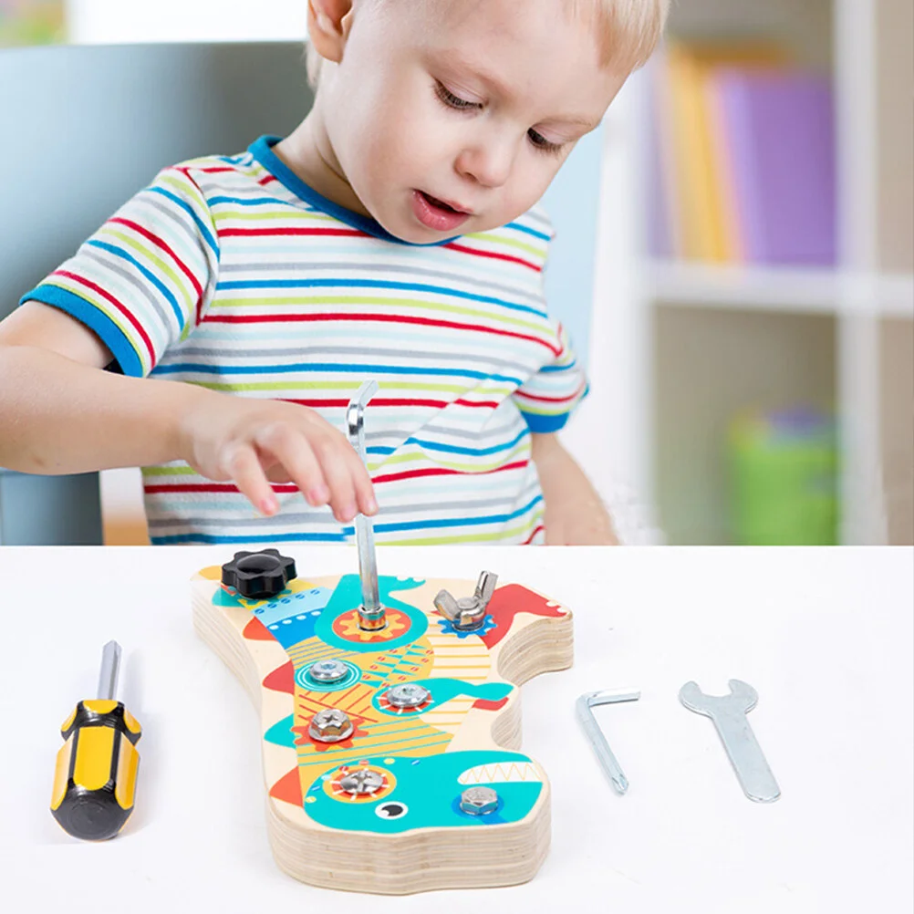 Funny Children Toy Busy Board Toddlers 3-5 Household Kids Playing Wooden Toys Supply Boards 1 Year
Funny Children Toy Busy Board Toddlers 3-5 Household Kids Playing Wooden Toys Supply Boards 1 Year
