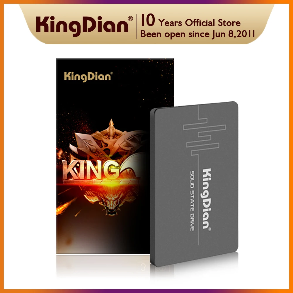 KingDian SSD 60 ГБ 120 128 240 256 480 512 ТБ 2 внутренний - SATA III 6 ГБ/сек. 5 дюйма/7 мм (0 28 дюйма) до 560